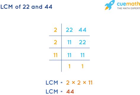 lcm of 44 and 14|LCM of 44 and 14